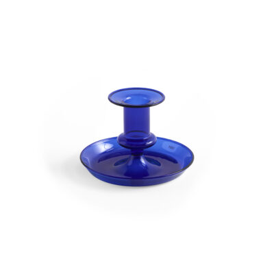 Portacandele "Flare" blu scuro