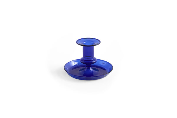Portacandele "Flare" blu scuro