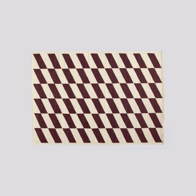 Tappeto Shift Kelim burgundy